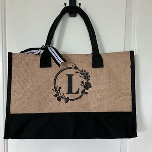 Jute beach tote
